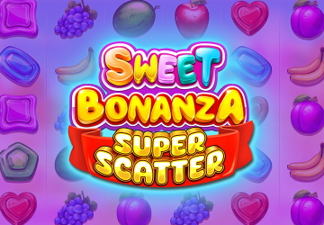 Слот Sweet Bonanza Super Scatter в казино Пинко